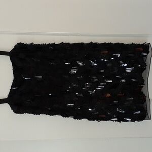 NWOT Zara black spangled party dress - gorgeous!